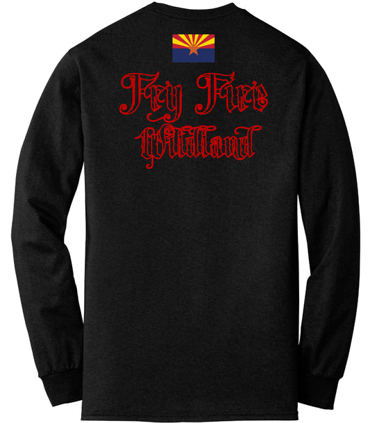 Long Sleeve Unisex T-Shirt (BLACK) GILDAN 8400